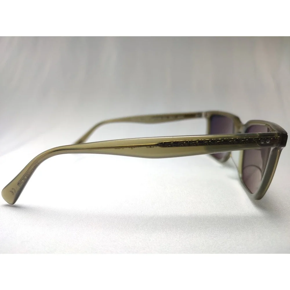 Oliver Peoples Lachman Sun OV5419SU 167839 Olive Crystal Square Sunglasses 50mm